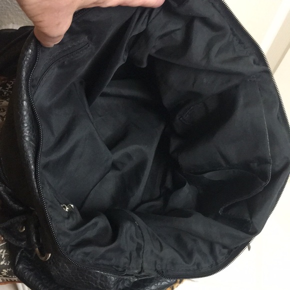 Faux Fur Animal Print Satchel/Hobo Purse - Picture 11 of 13